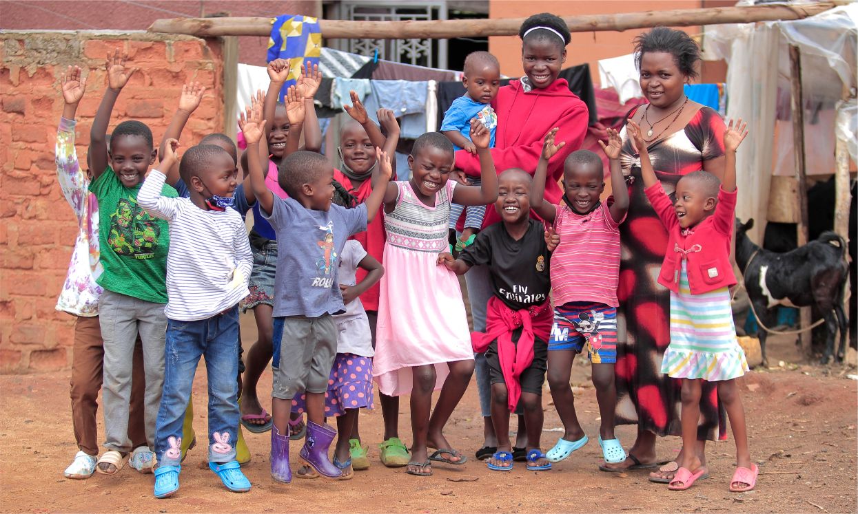 Children participating in TAM activities